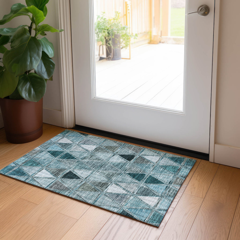 addison chantille acn722 teal rug