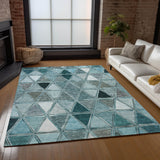 addison chantille acn722 teal rug