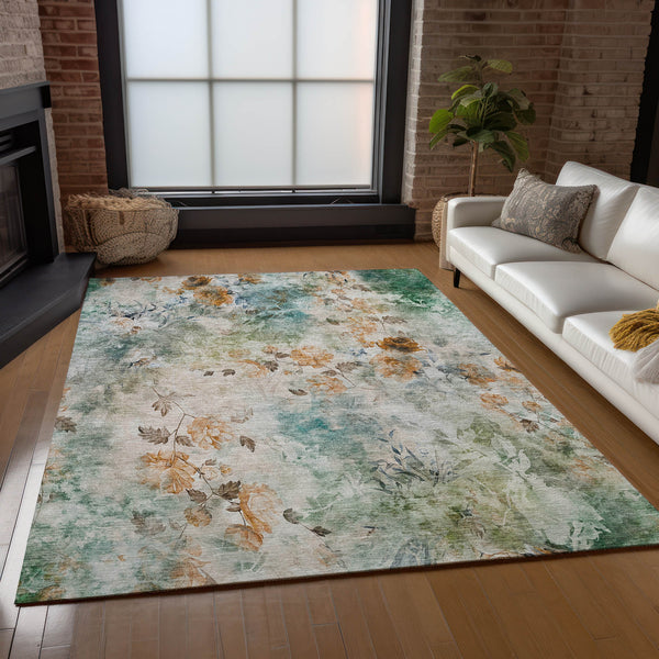addison chantille acn724 teal rug