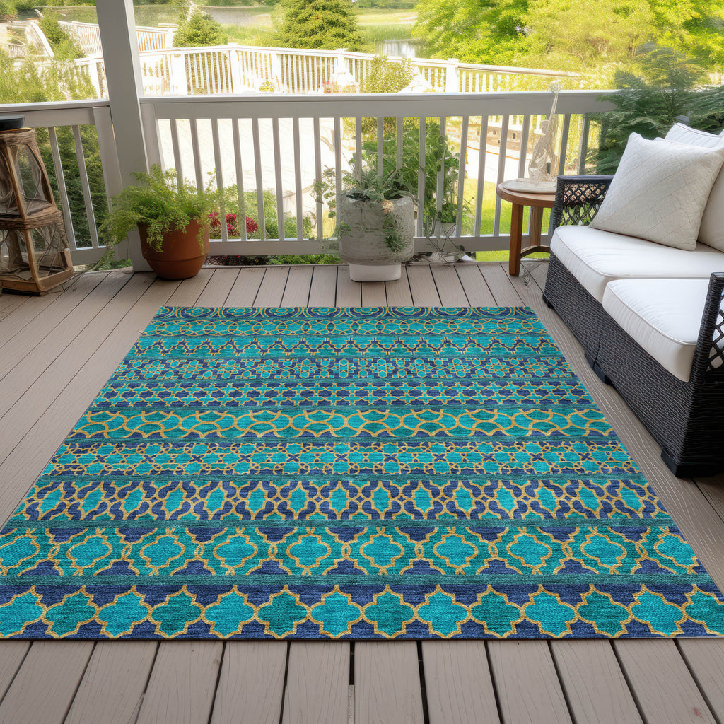 addison chantille acn726 teal rug