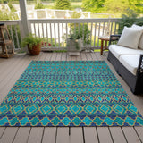 addison chantille acn726 teal rug