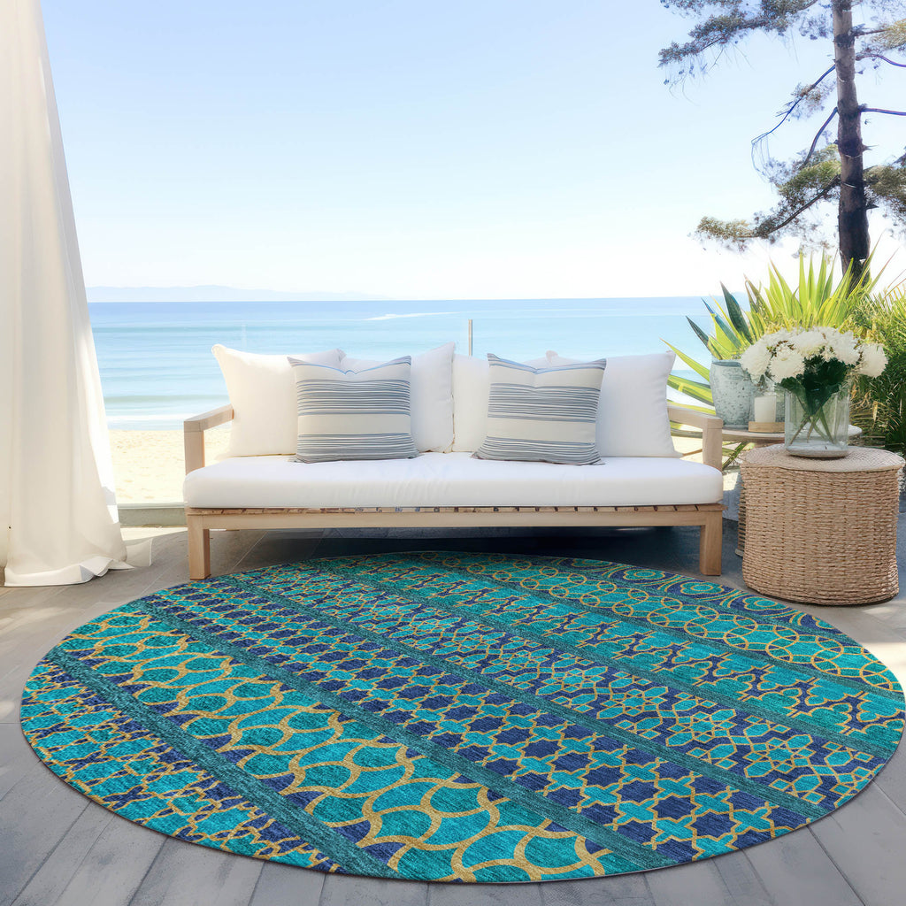 addison chantille acn726 teal rug
