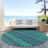 addison chantille acn726 teal rug