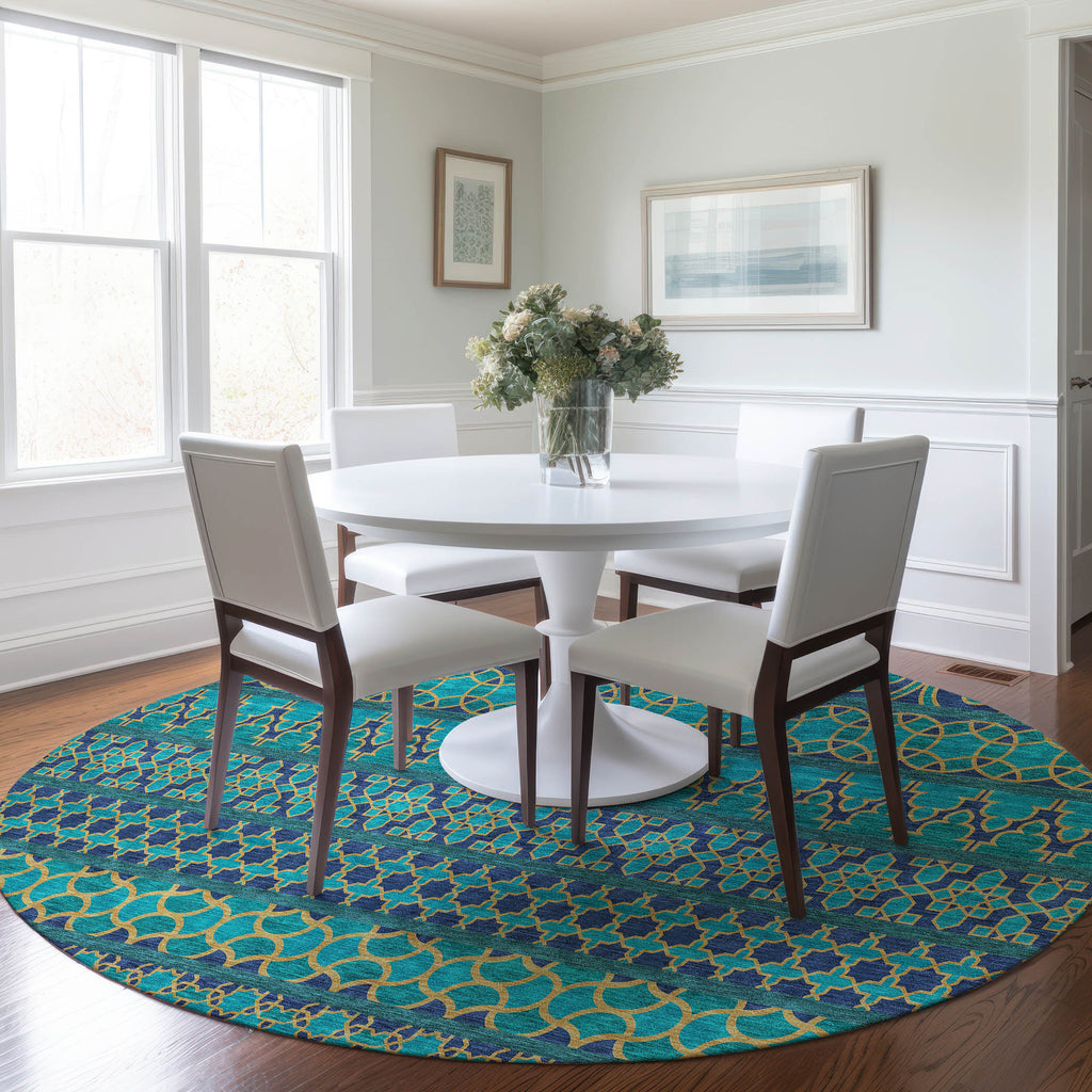 addison chantille acn726 teal rug