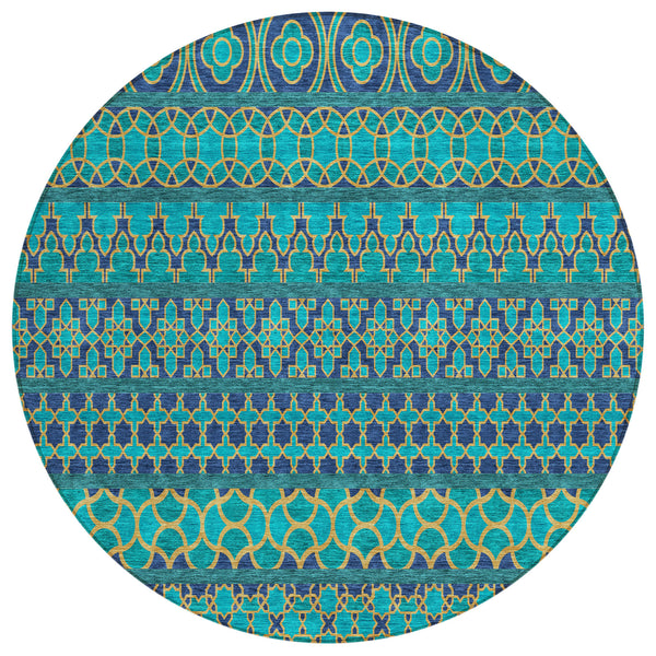 addison chantille acn726 teal rug