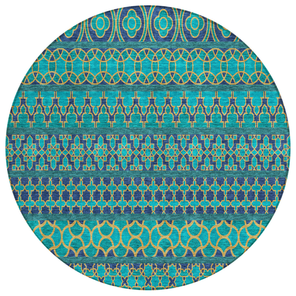 addison chantille acn726 teal rug