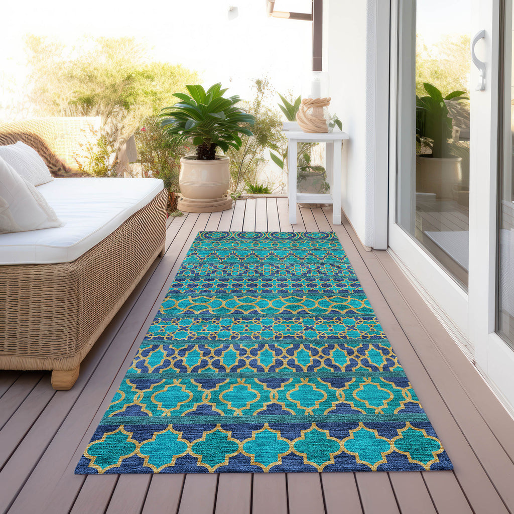 addison chantille acn726 teal rug