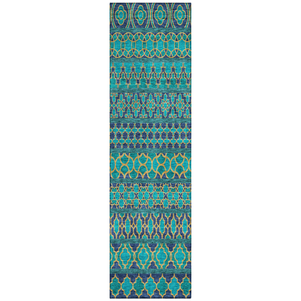 addison chantille acn726 teal rug