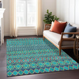 addison chantille acn726 teal rug