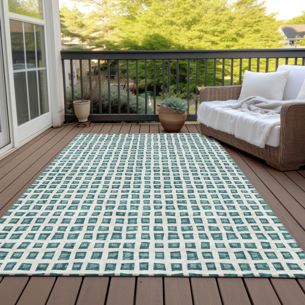 addison chantille acn727 teal rug