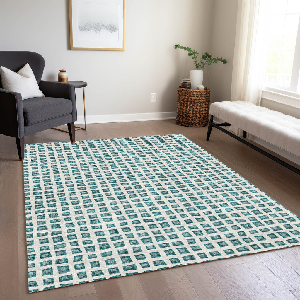 addison chantille acn727 teal rug