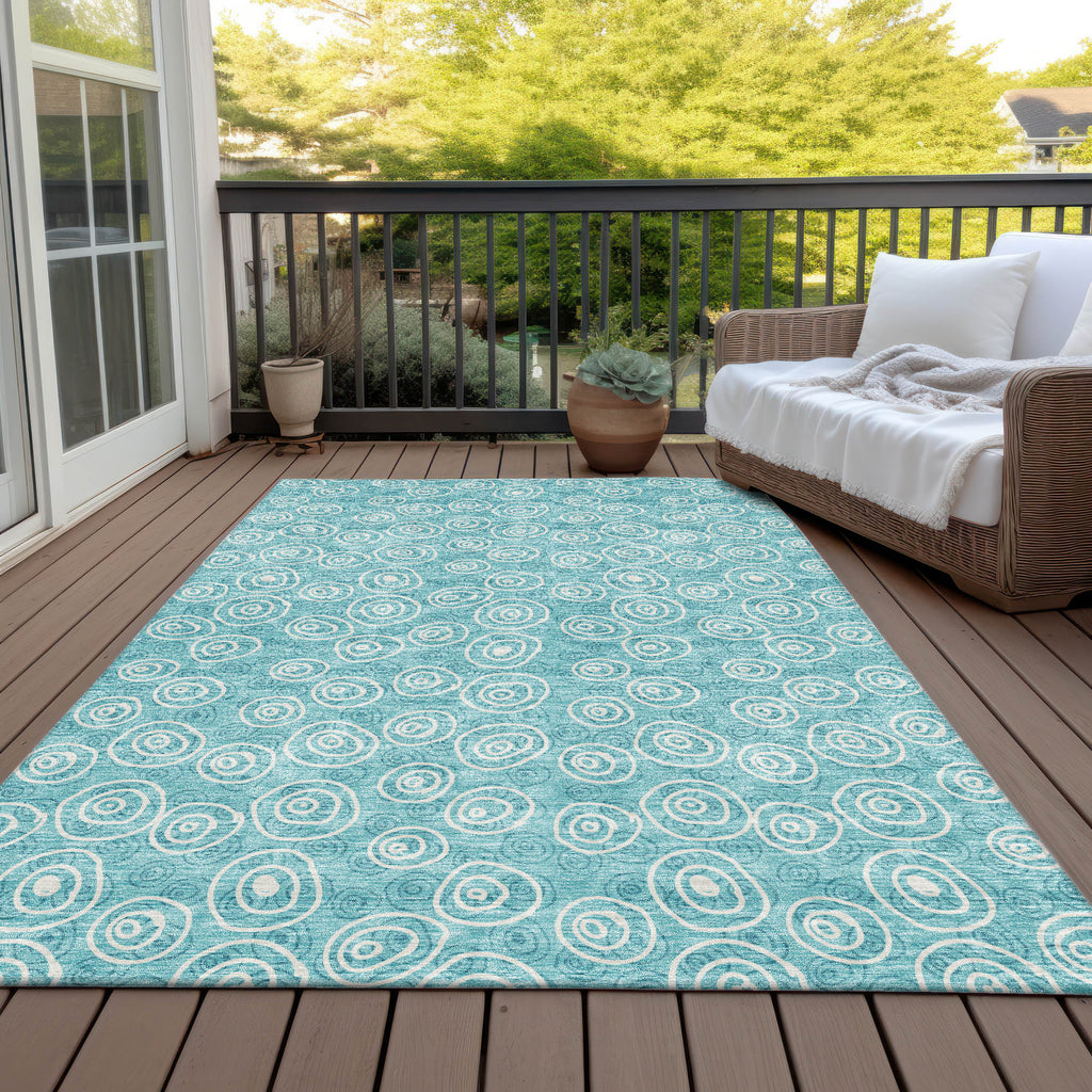 addison chantille acn728 teal rug