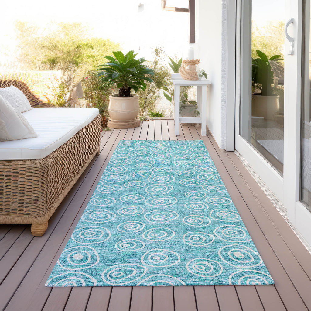 addison chantille acn728 teal rug