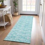addison chantille acn728 teal rug