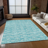 addison chantille acn728 teal rug