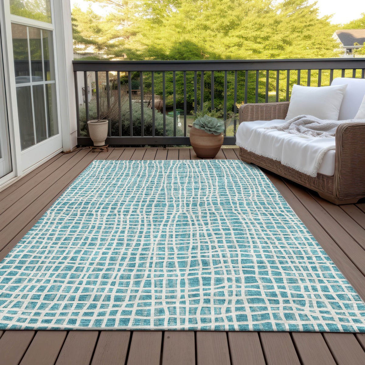 addison chantille acn729 teal rug