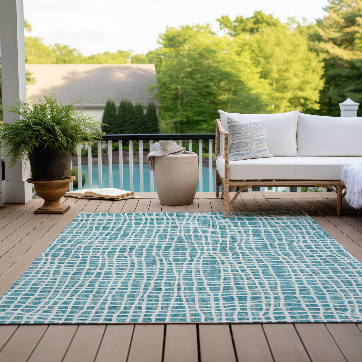 addison chantille acn729 teal rug