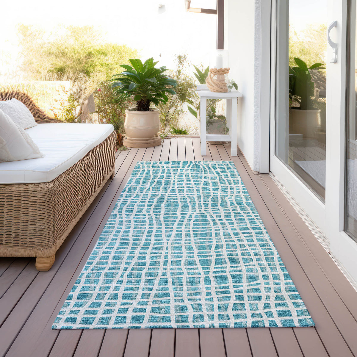 addison chantille acn729 teal rug