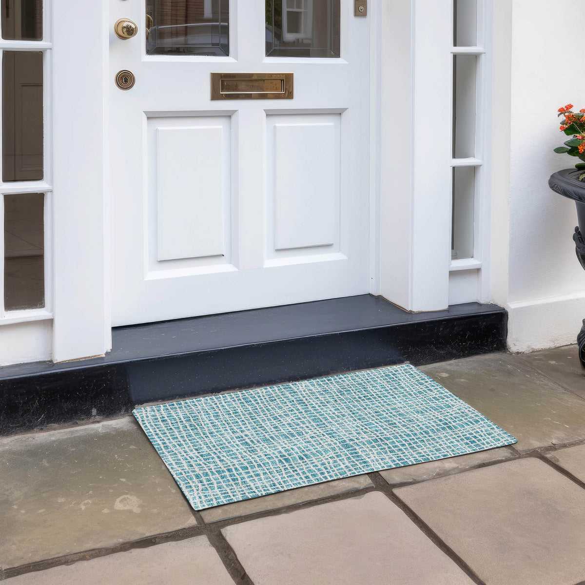 addison chantille acn729 teal rug