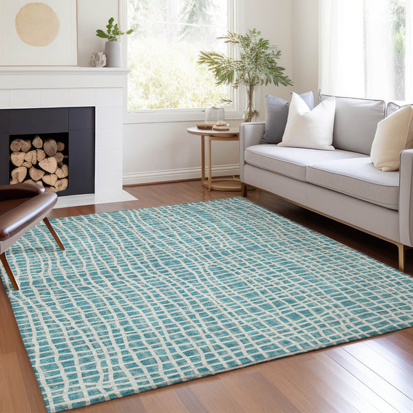 addison chantille acn729 teal rug