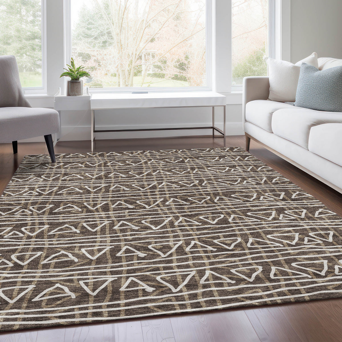 addison chantille acn730 chocolate rug