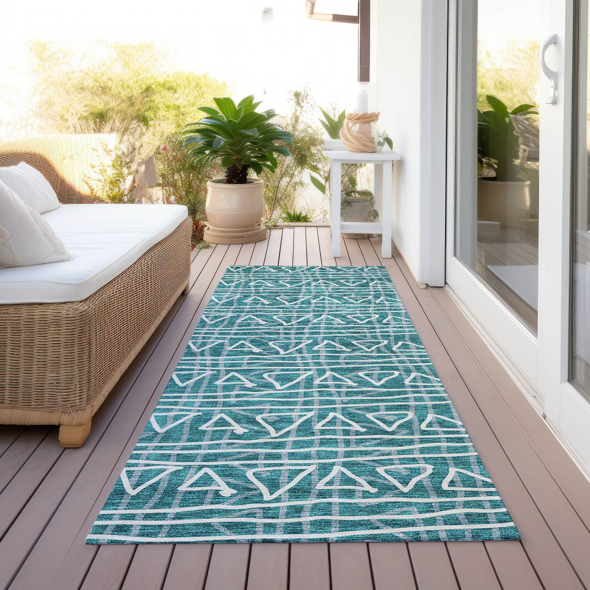 addison chantille acn730 teal rug