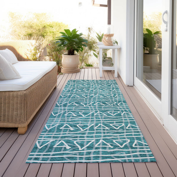addison chantille acn730 teal rug
