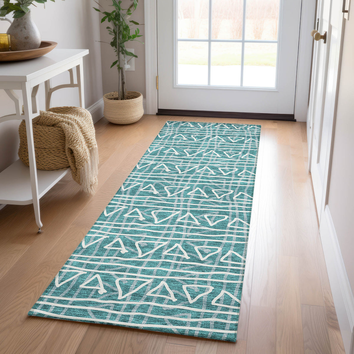 addison chantille acn730 teal rug
