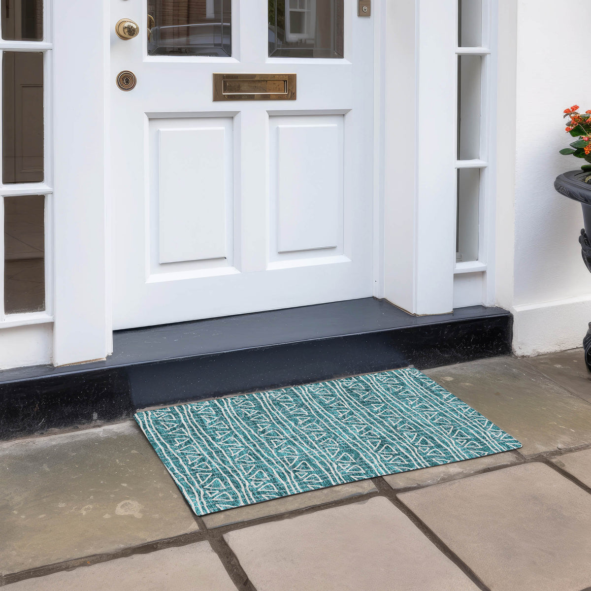 addison chantille acn730 teal rug