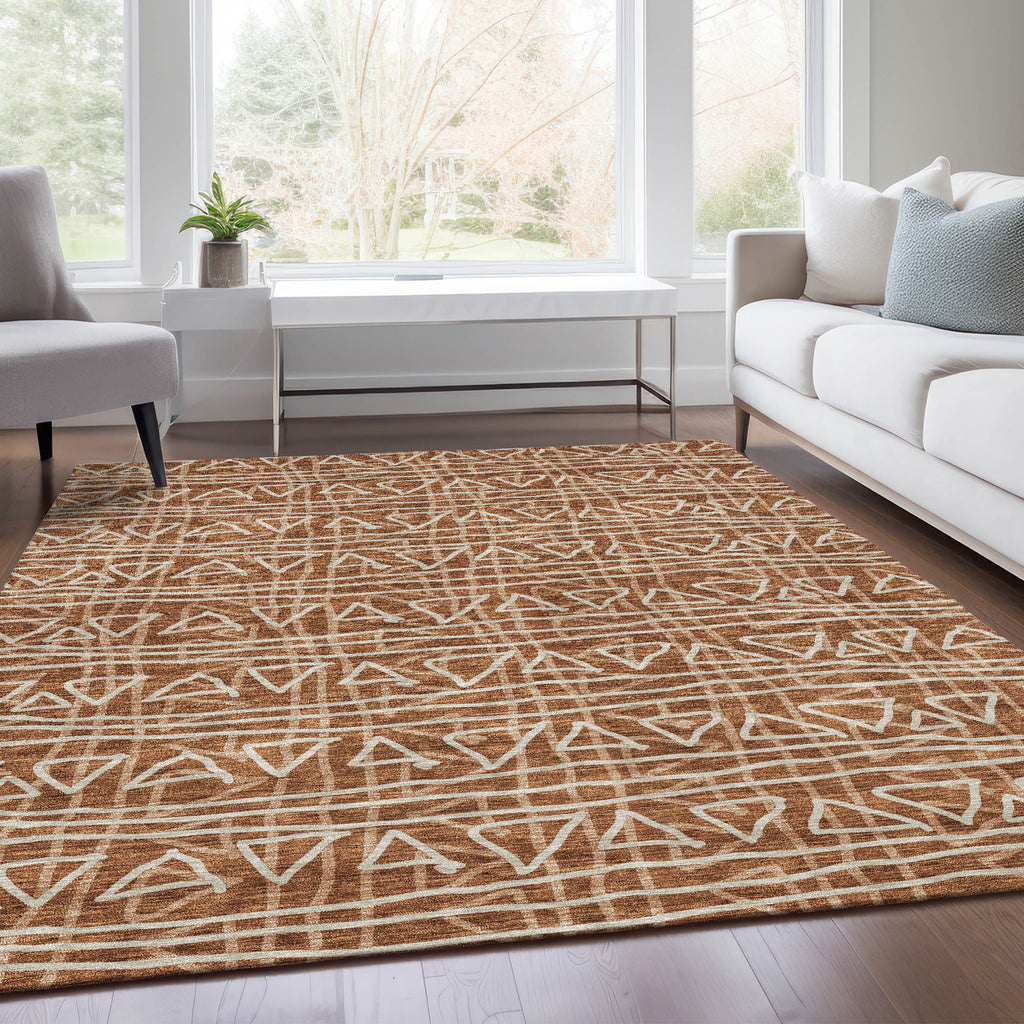 addison chantille acn730 terracotta rug