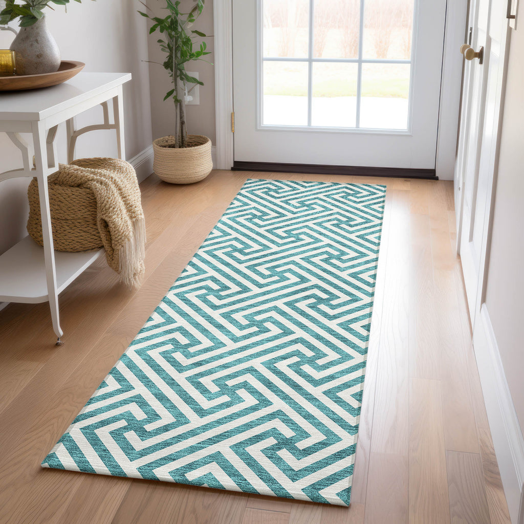 addison chantille acn731 teal rug