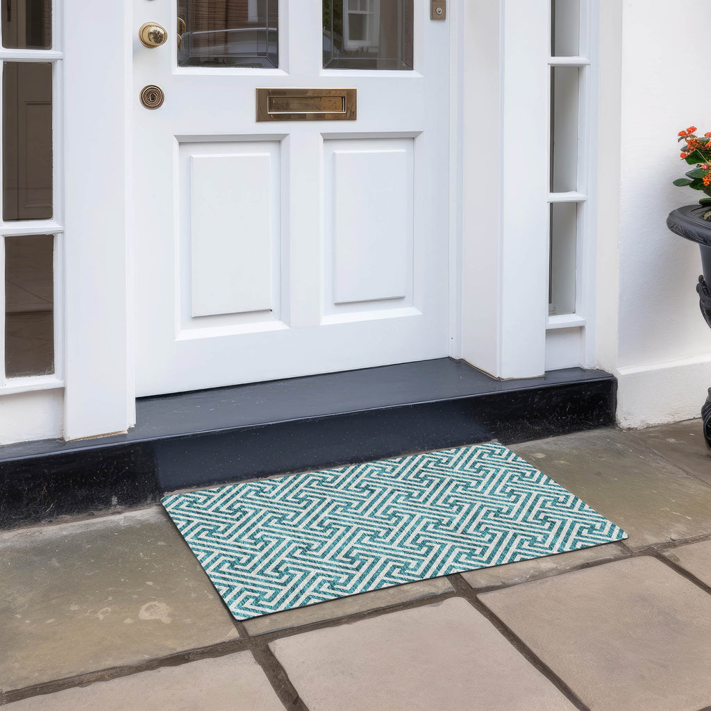 addison chantille acn731 teal rug