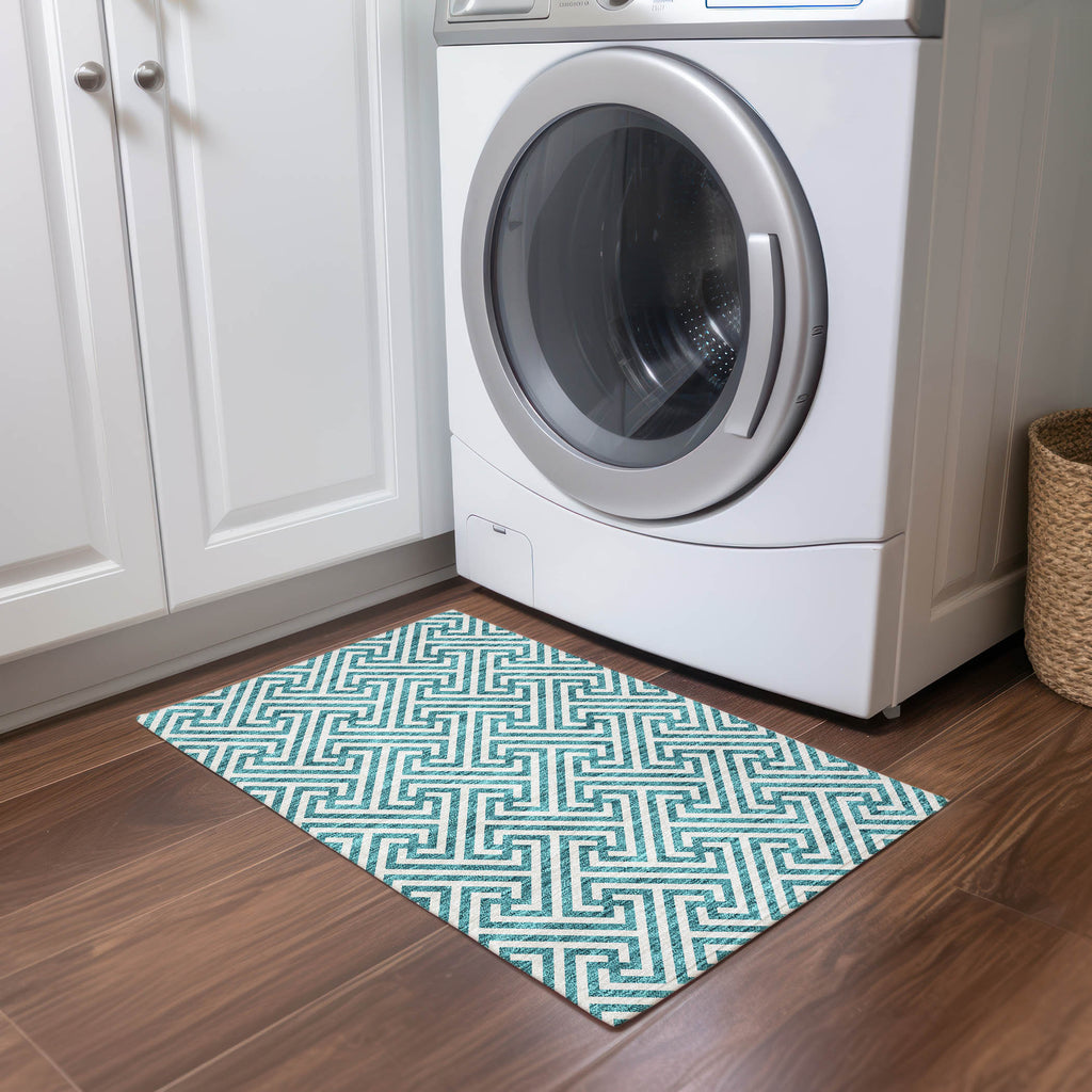 addison chantille acn731 teal rug