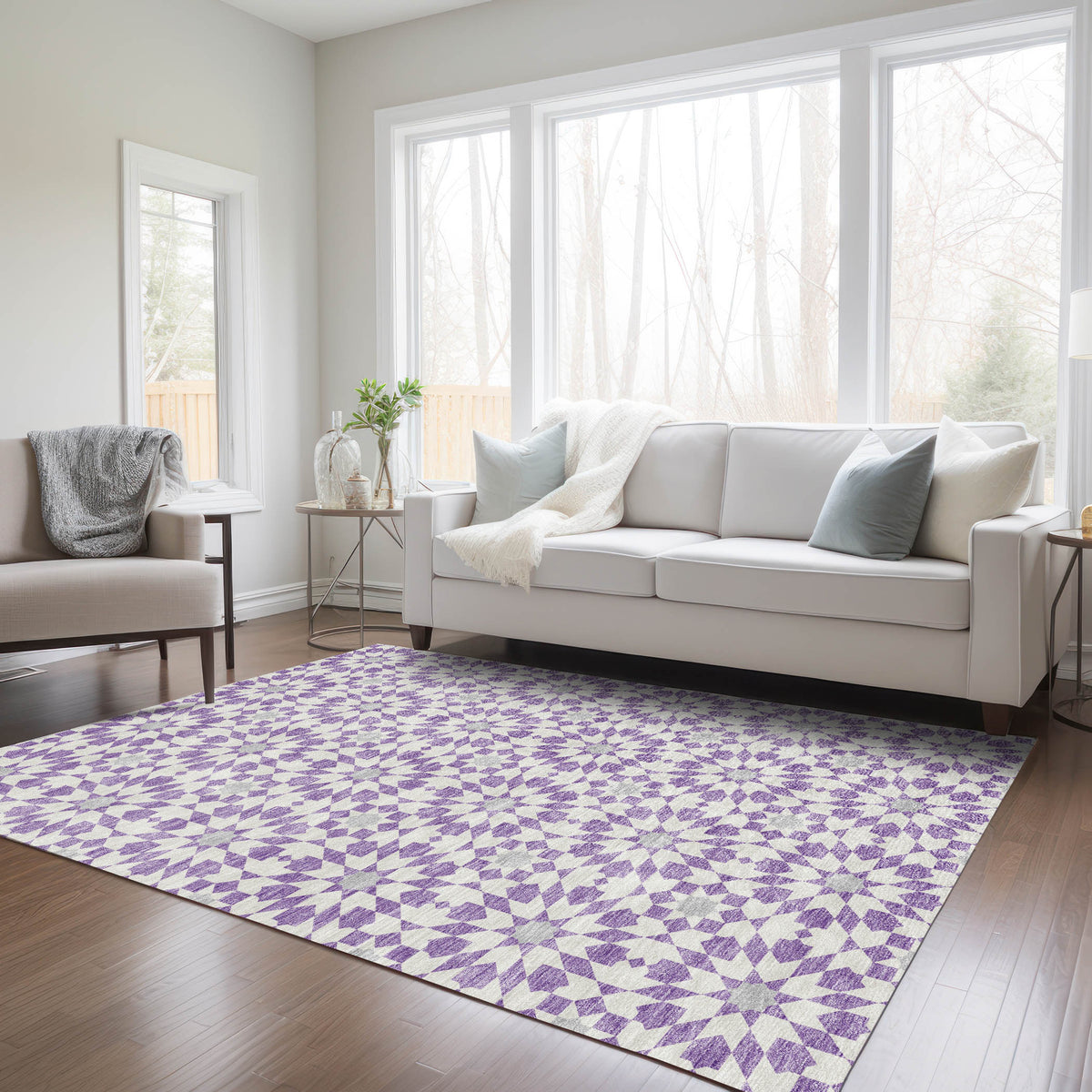 addison chantille acn734 lavender rug
