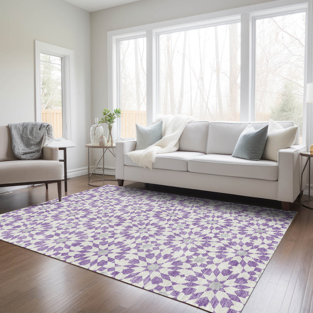 addison chantille acn734 lavender rug