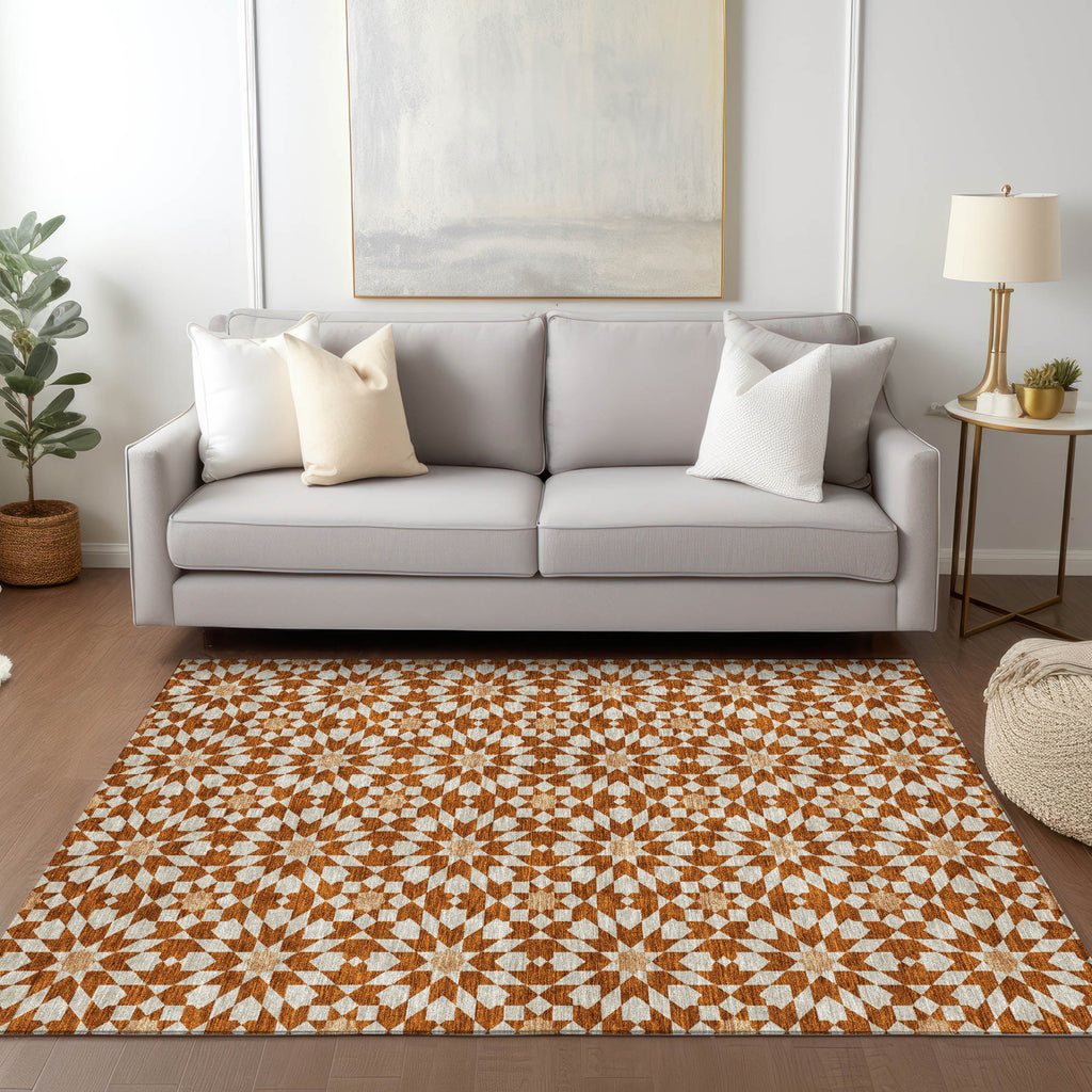 addison chantille acn734 paprika rug