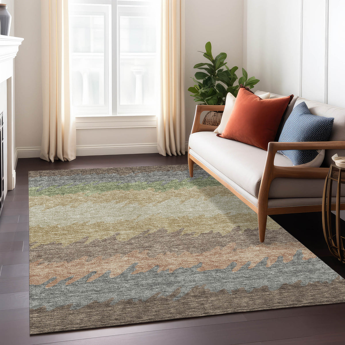 addison chantille acn736 chocolate rug