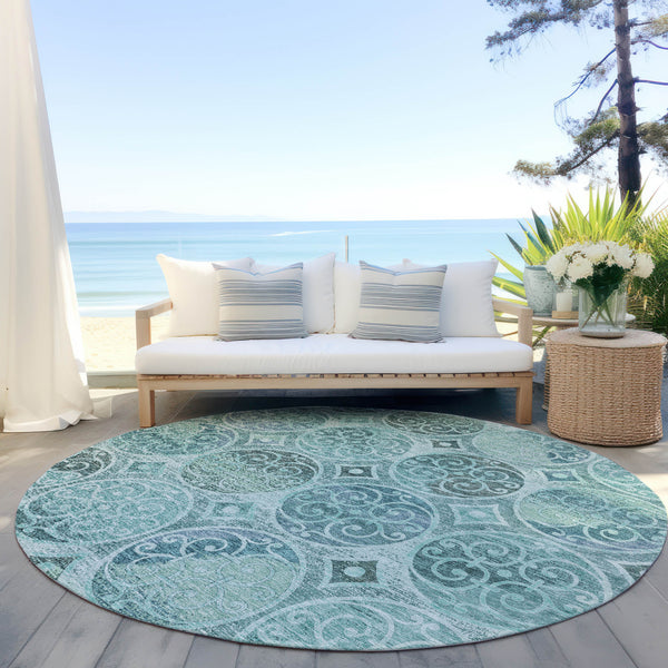 addison chantille acn738 teal rug