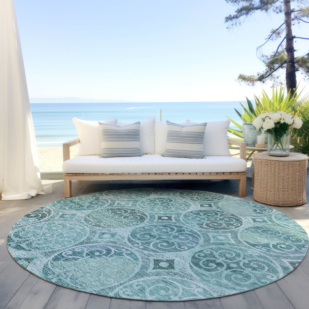 addison chantille acn738 teal rug