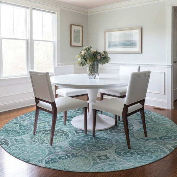 addison chantille acn738 teal rug