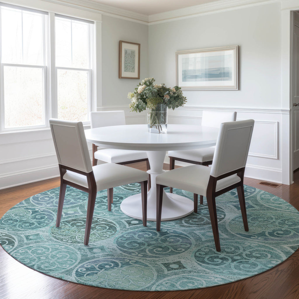 addison chantille acn738 teal rug