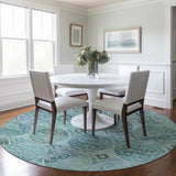 addison chantille acn738 teal rug