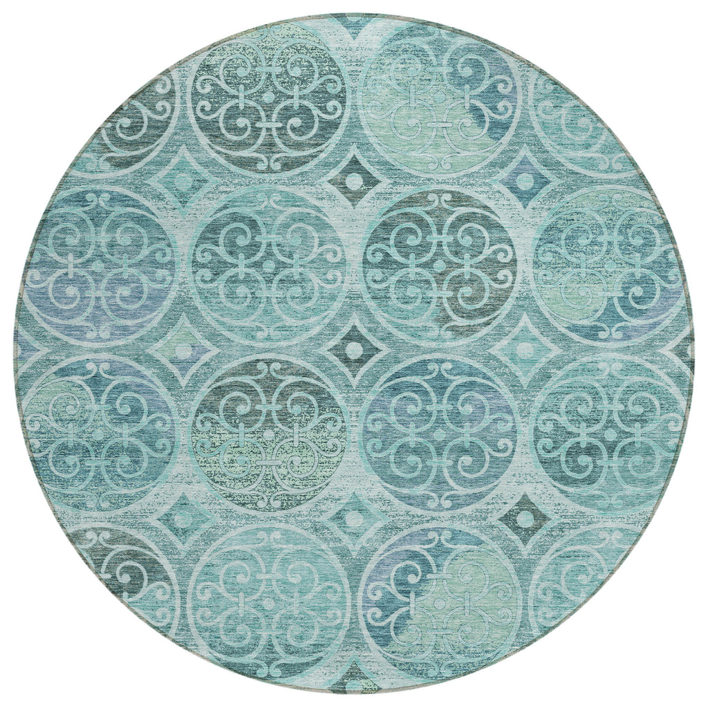 addison chantille acn738 teal rug