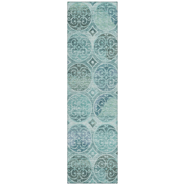 addison chantille acn738 teal rug