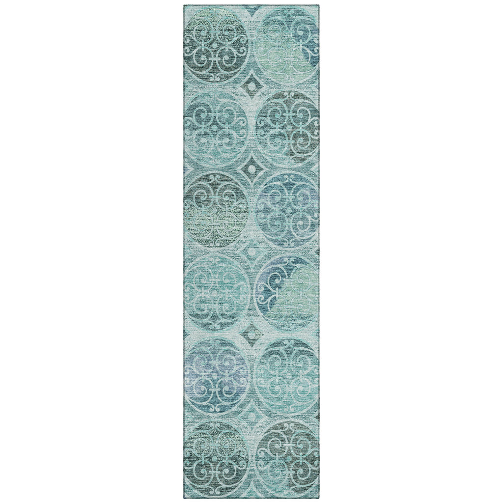addison chantille acn738 teal rug