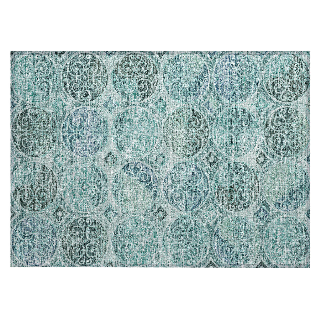 addison chantille acn738 teal rug