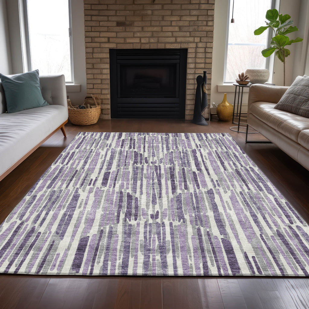 addison chantille acn739 purple rug
