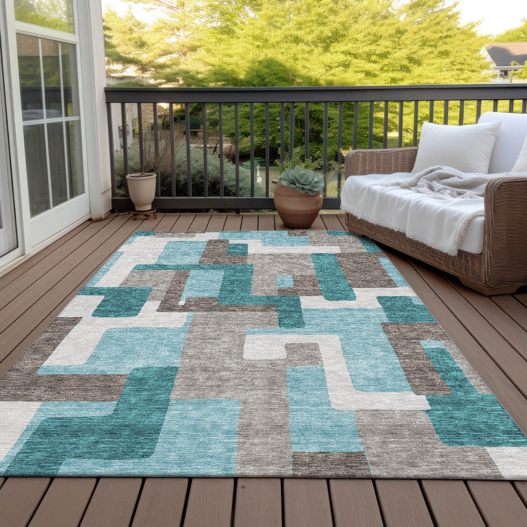 addison chantille acn740 teal rug