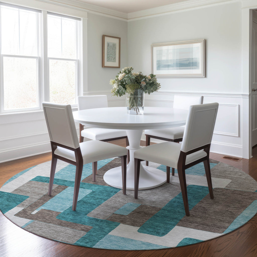 addison chantille acn740 teal rug
