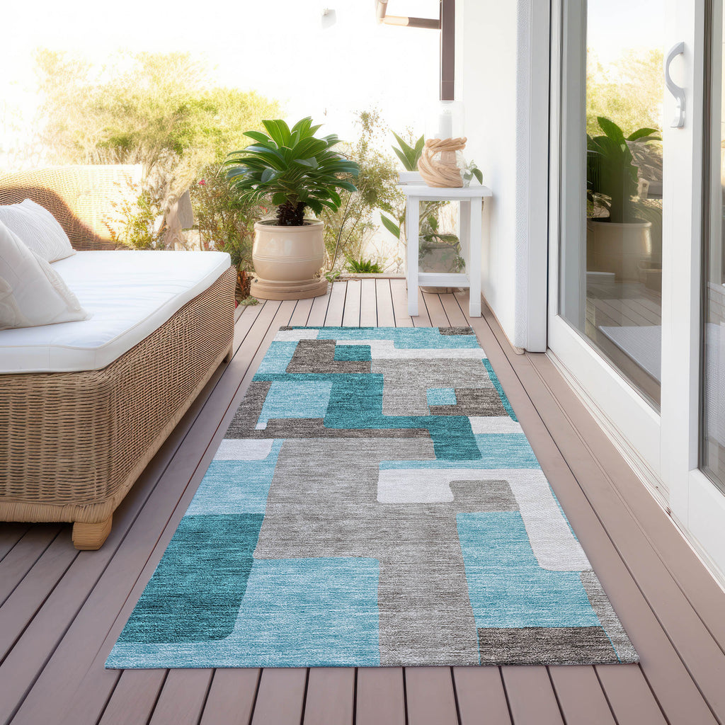 addison chantille acn740 teal rug